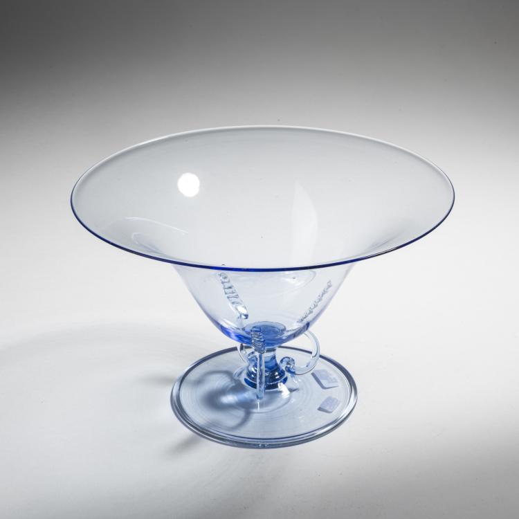 Bild 2 zu Objekt, Aufsatzschale, 1921/22, Vittorio Zecchin, Cappellin, M.V.M., Murano, 152C 608