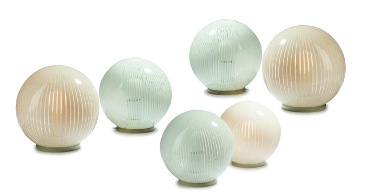 Bild 8 zu Objekt, Sechs Tischleuchten, 1960er Jahre, Massimo Vignelli, Venini & C., Murano, 152A 161