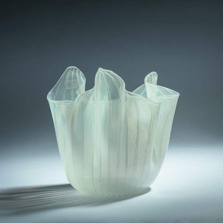 Hauptbild zu Objekt, 'Fazzoletto' vase, c. 1950, Fulvio Bianconi, Venini & C., Murano, 152C 638