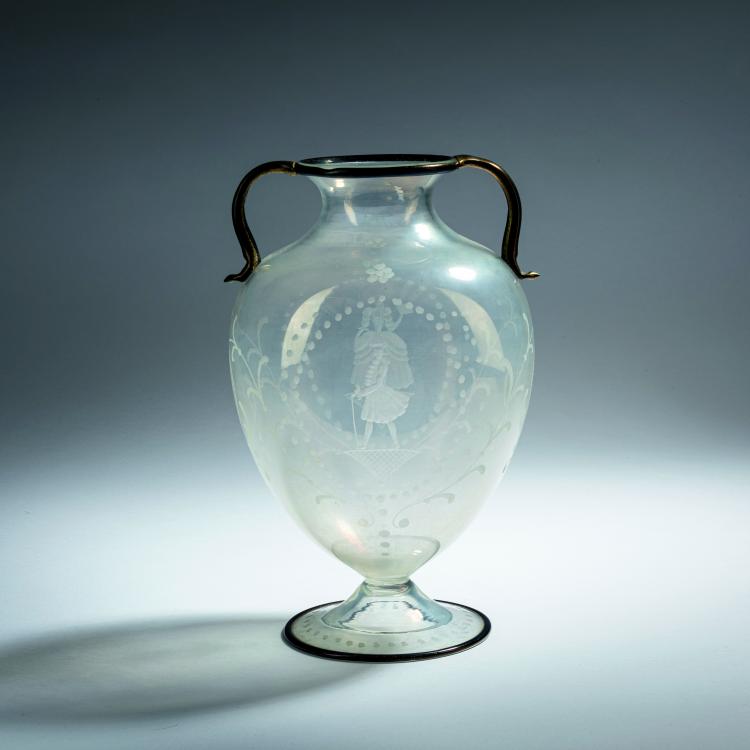 Hauptbild zu Objekt, Vase, c. 1925, Murano, 152C 840