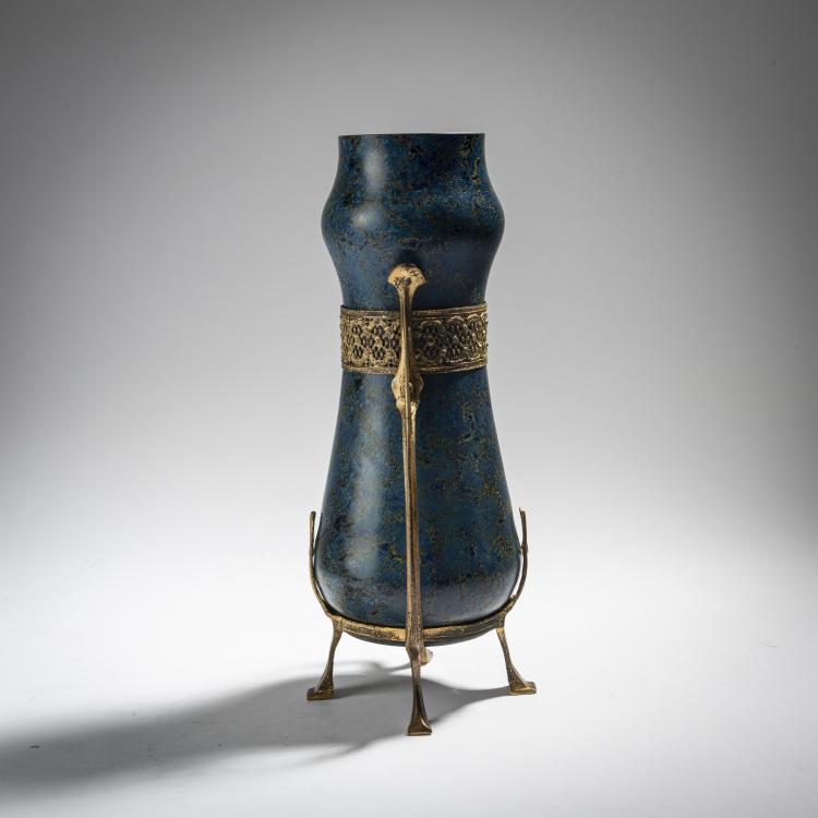 Bild 1 zu Objekt, Montierte Henkelvase, um 1880, Haida, 153B 342