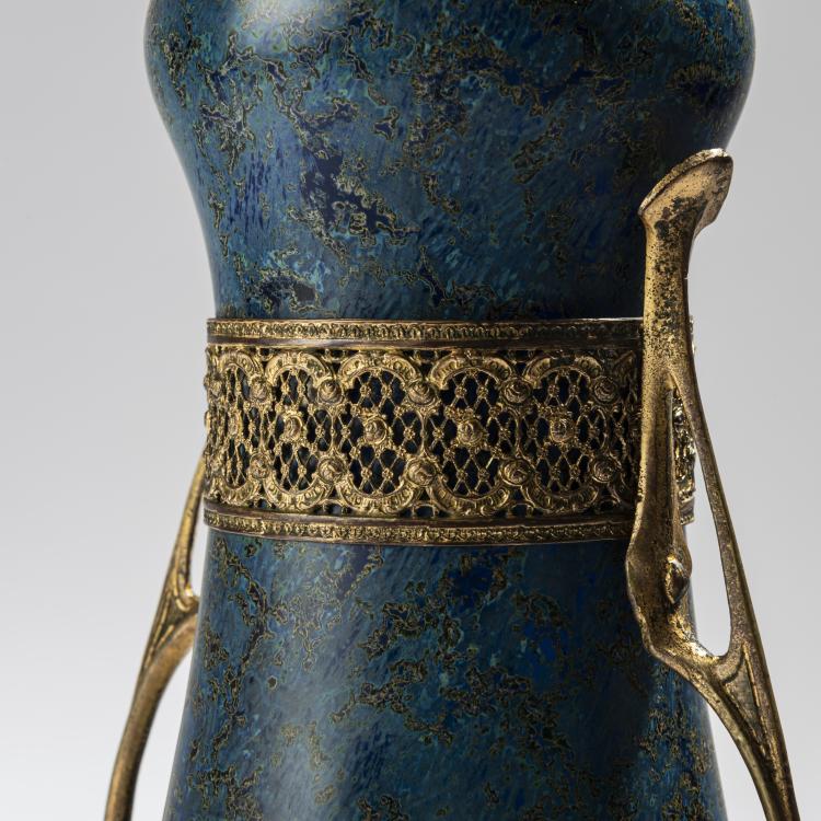 Bild 2 zu Objekt, Montierte Henkelvase, um 1880, Haida, 153B 342