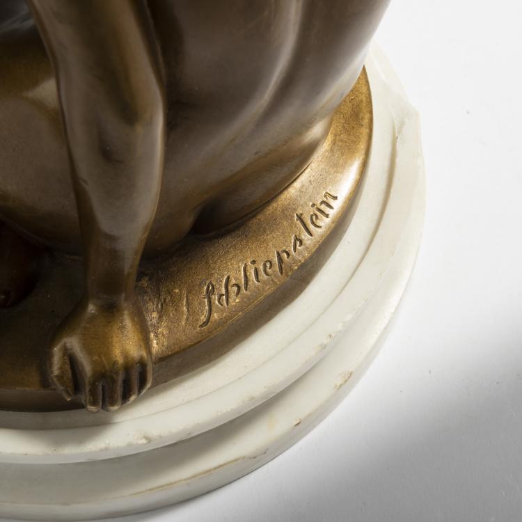 Bild 4 zu Objekt, Seated female nude, c. 1920, Gerhard Schliepstein, 153C 466