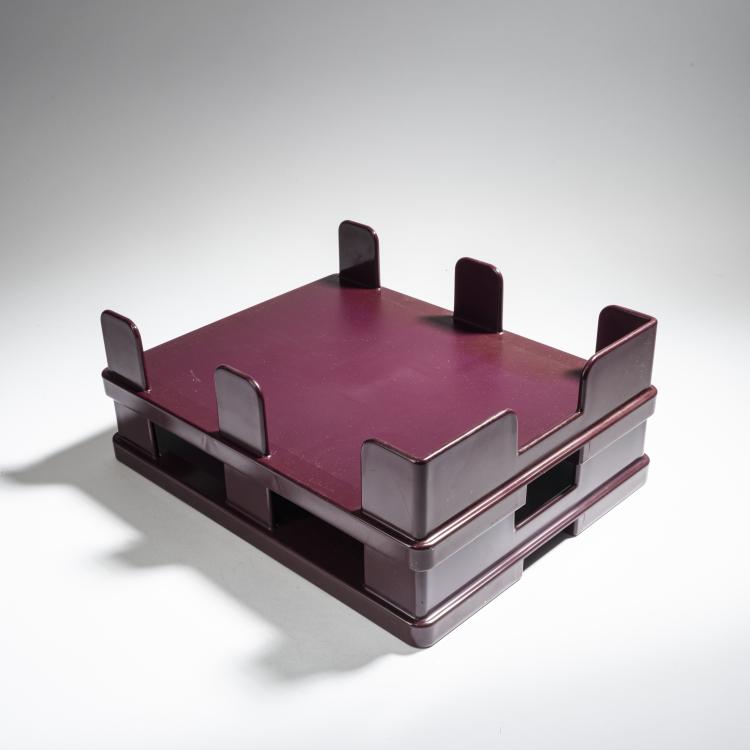 Bild 1 zu Objekt, Ablageset f&uuml;r Arbeitstisch aus der Serie 'Synthesis 45', 1973, Ettore Sottsass, Olivetti, Ivrea, 152A 275