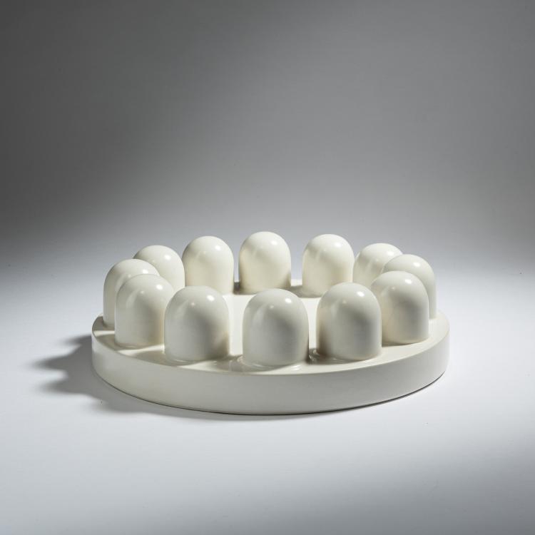 Hauptbild zu Objekt, Fruchtschale 'Sugar' aus der Serie 'Indian Memories', 1972, Ettore Sottsass, Alessio Sarri, Sesto Fiorentino, 152A 144