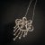 Art Nouveau pendant with chain, c. 1910