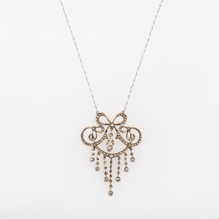 Bild 1 zu Objekt, Zarte Jugendstil-Kette mit Anh&auml;nger, um 1910, England, 154C 305