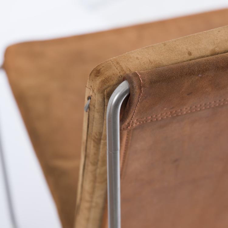 Bild 6 zu Objekt, Set of two lounge chairs and one stool 'Bachelor chair' - '3350', 1953, Verner Panton, Hansen, Fritz, Kopenhagen, 152B 427