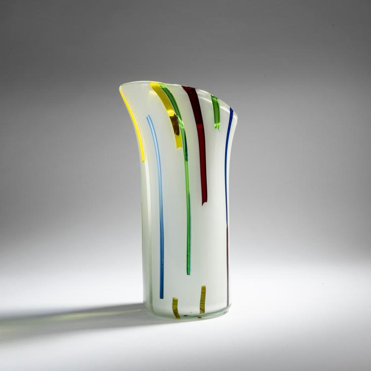 Bild 1 zu Objekt, 'A canne' vase, c. 1956, Anzolo Fuga, A.Ve.M., Murano, 152C 753