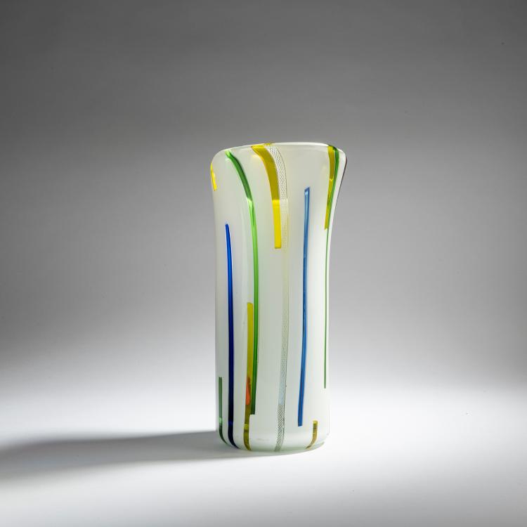 Bild 2 zu Objekt, 'A canne' vase, c. 1956, Anzolo Fuga, A.Ve.M., Murano, 152C 753