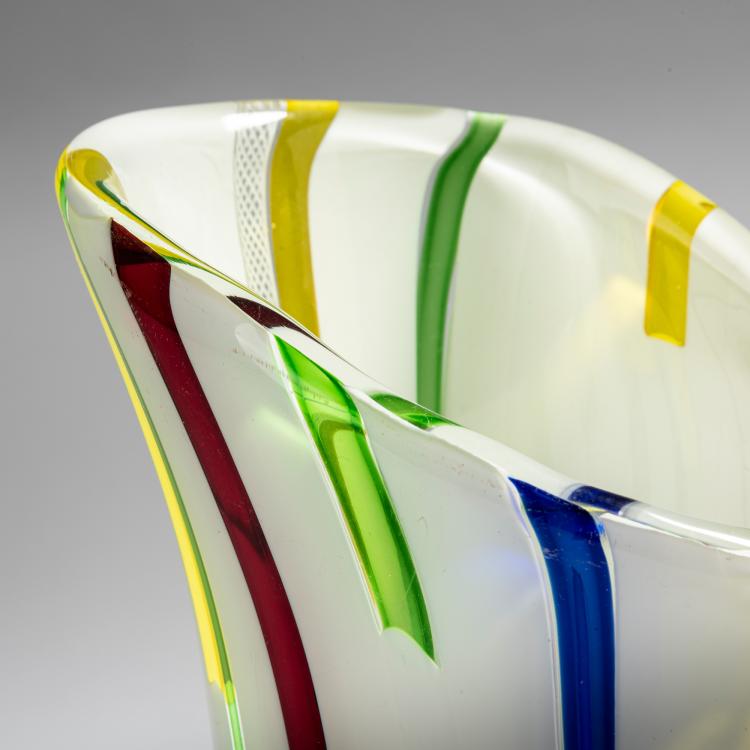 Bild 4 zu Objekt, 'A canne' vase, c. 1956, Anzolo Fuga, A.Ve.M., Murano, 152C 753