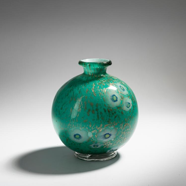 Bild 1 zu Objekt, 'Opachi a mace avventurina e murrine' vase, c. 1938, A.Ve.M., Murano, 152C 736