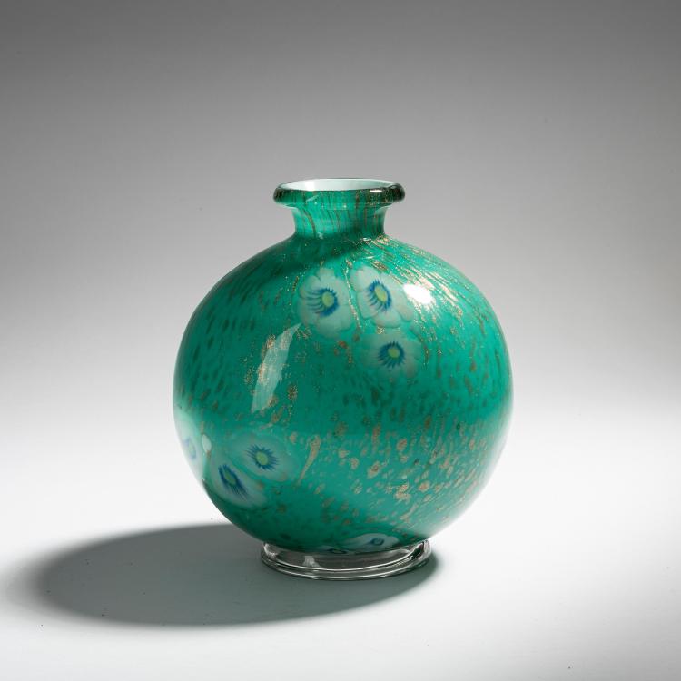 Bild 2 zu Objekt, 'Opachi a mace avventurina e murrine' vase, c. 1938, A.Ve.M., Murano, 152C 736
