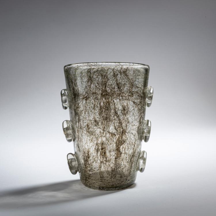 Hauptbild zu Objekt, 'Crepuscolo' vase, 1938, Ercole Barovier, Ferro Toso Barovier, Murano oder Barovier & Toso, Murano, 152C 695