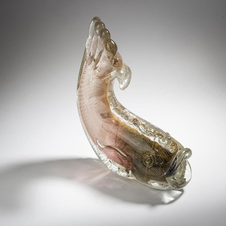 Bild 2 zu Objekt, Large fish, c. 1938, Flavio Poli, Seguso Vetri d'Arte, Murano; Seguso, Archimede, Murano, 152C 762