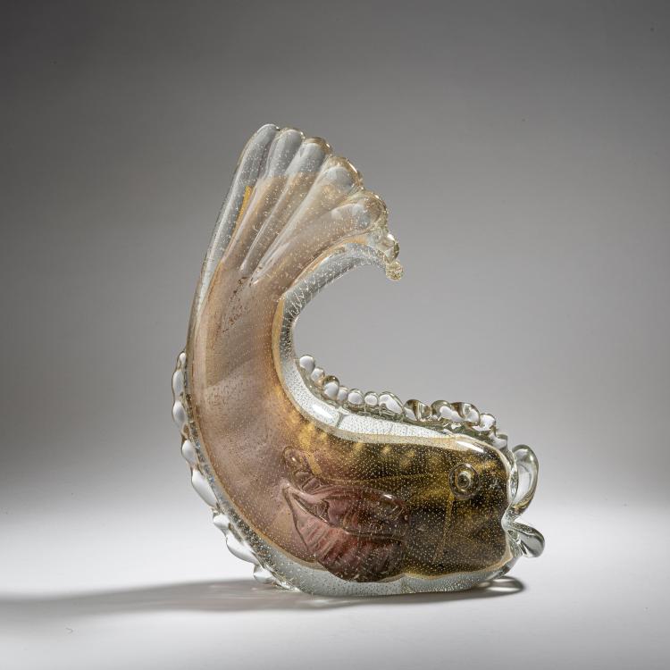 Bild 4 zu Objekt, Large fish, c. 1938, Flavio Poli, Seguso Vetri d'Arte, Murano; Seguso, Archimede, Murano, 152C 762