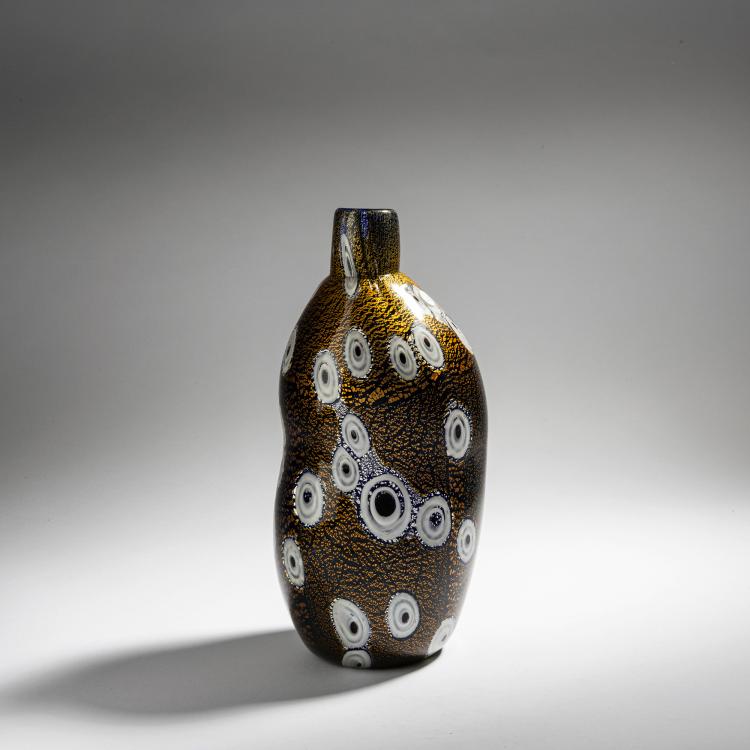 Hauptbild zu Objekt, Vase 'Reazioni policrome', um 1950, Giulio Radi, A.Ve.M., Murano, 152C 743