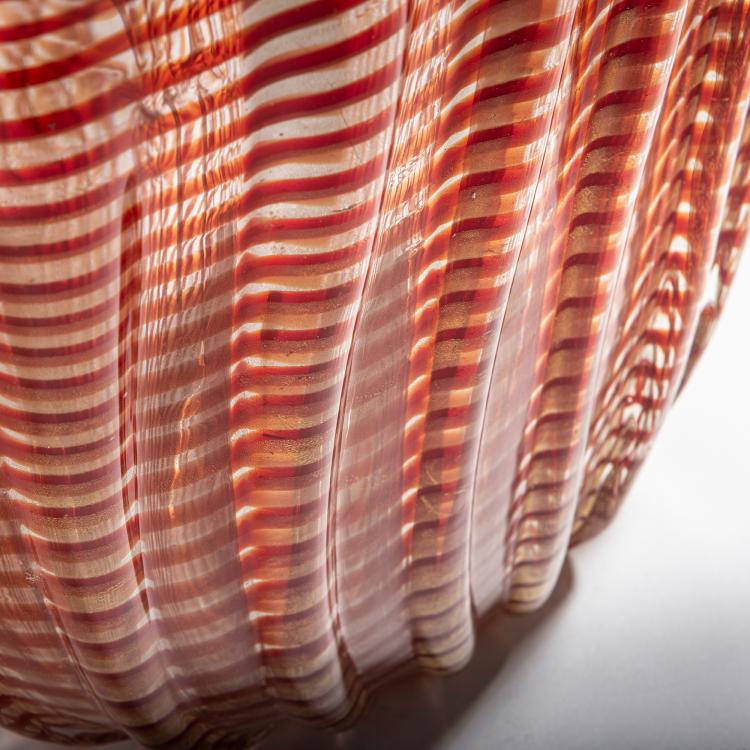 Bild 3 zu Objekt, 'Zebrato' vase, 1949, Ercole Barovier, Barovier & Toso, Murano, 152C 702