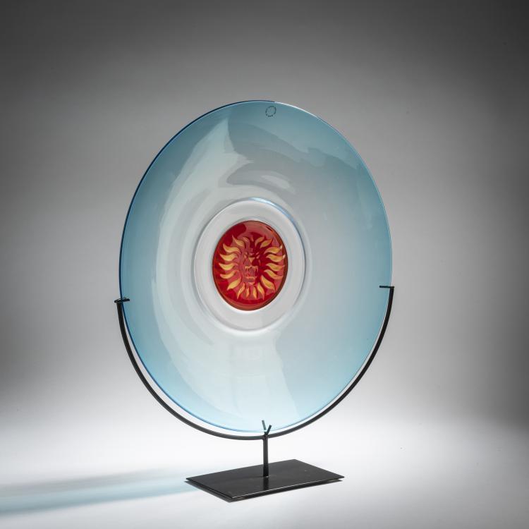 Bild 3 zu Objekt, 'Il Moro di Venezia' plate, 1992, Raoul Gardini, Venini & C., Murano, 152C 681