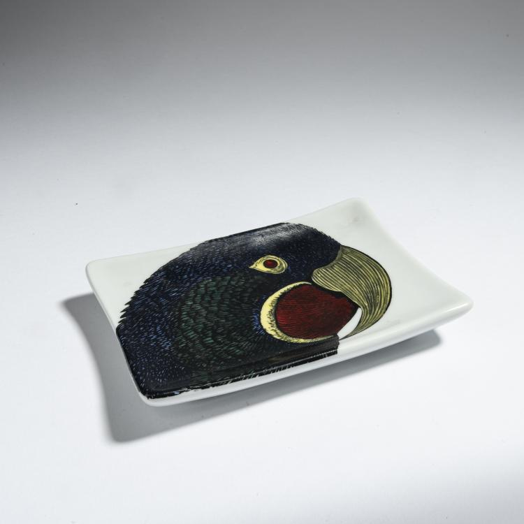 Bild 1 zu Objekt, Small bowl 'Pappagallo', 1950s, Piero Fornasetti, Fornasetti, Mailand, 152A 210