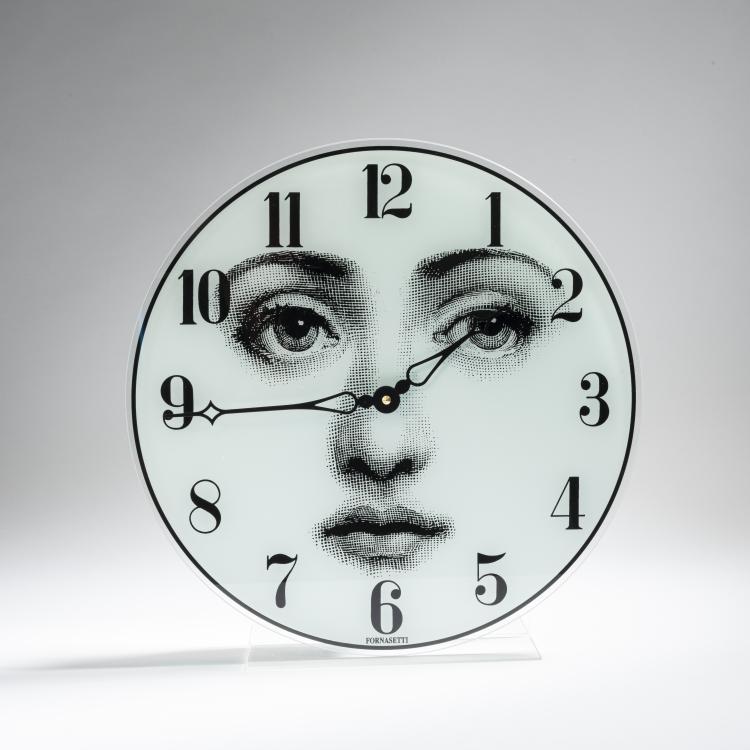 Hauptbild zu Objekt, Wall clock 'Viso', 1990/2000s, Barnaba Fornasetti, Fornasetti, Mailand, 152A 234