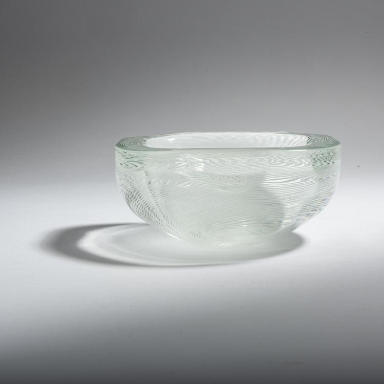Hauptbild zu Objekt, 'Half Filigree' bowl, c. 1938, Flavio Poli, Seguso Vetri d'Arte, Murano, 152C 764