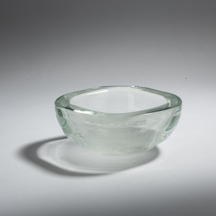 Bild 1 zu Objekt, 'Half Filigree' bowl, c. 1938, Flavio Poli, Seguso Vetri d'Arte, Murano, 152C 764
