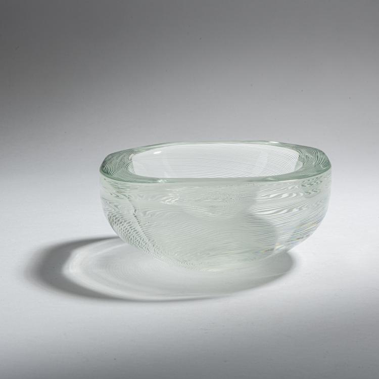 Bild 3 zu Objekt, 'Half Filigree' bowl, c. 1938, Flavio Poli, Seguso Vetri d'Arte, Murano, 152C 764