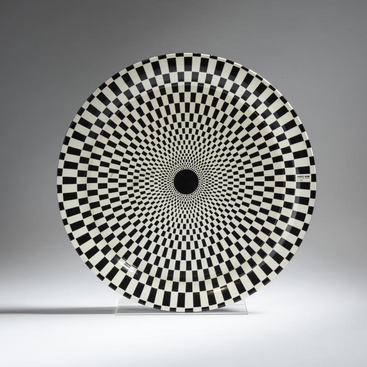 Hauptbild zu Objekt, Tray 'Egocentrismo', 1950s, Piero Fornasetti, Fornasetti, Mailand, 152A 207