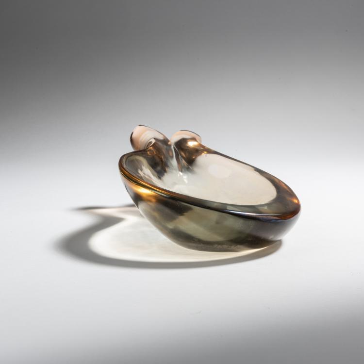 Bild 2 zu Objekt, 'Grigio rosa' bowl, 1950, Flavio Poli, Seguso Vetri d'Arte, Murano, 152C 774