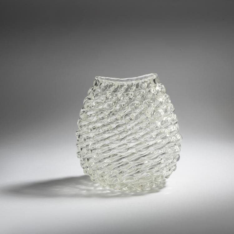 Hauptbild zu Objekt, 'Cristallo ottico' vase, 1939, Flavio Poli, Seguso Vetri d'Arte, Murano, 152C 767