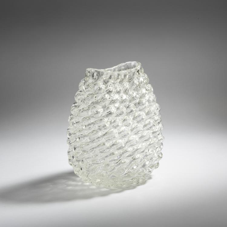 Bild 1 zu Objekt, 'Cristallo ottico' vase, 1939, Flavio Poli, Seguso Vetri d'Arte, Murano, 152C 767