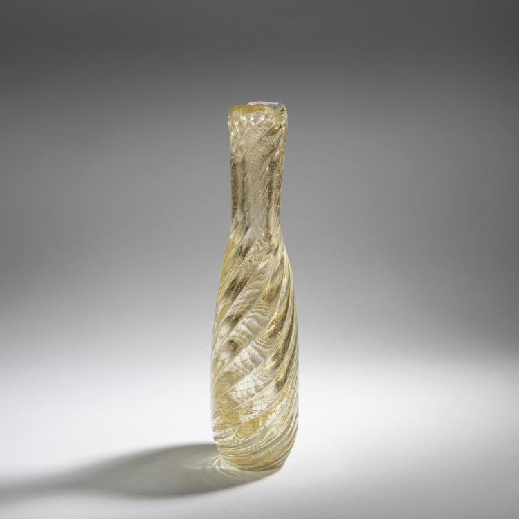 Bild 2 zu Objekt, Vase 'Incrociato oro', 1958, Flavio Poli, Seguso Vetri d'Arte, Murano, 152C 779