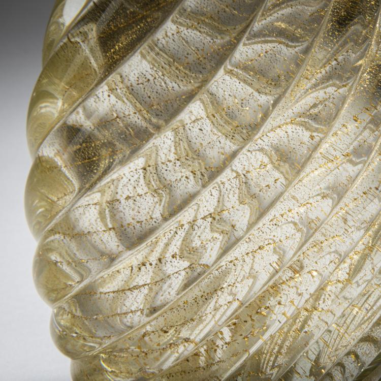 Bild 3 zu Objekt, Vase 'Incrociato oro', 1958, Flavio Poli, Seguso Vetri d'Arte, Murano, 152C 779