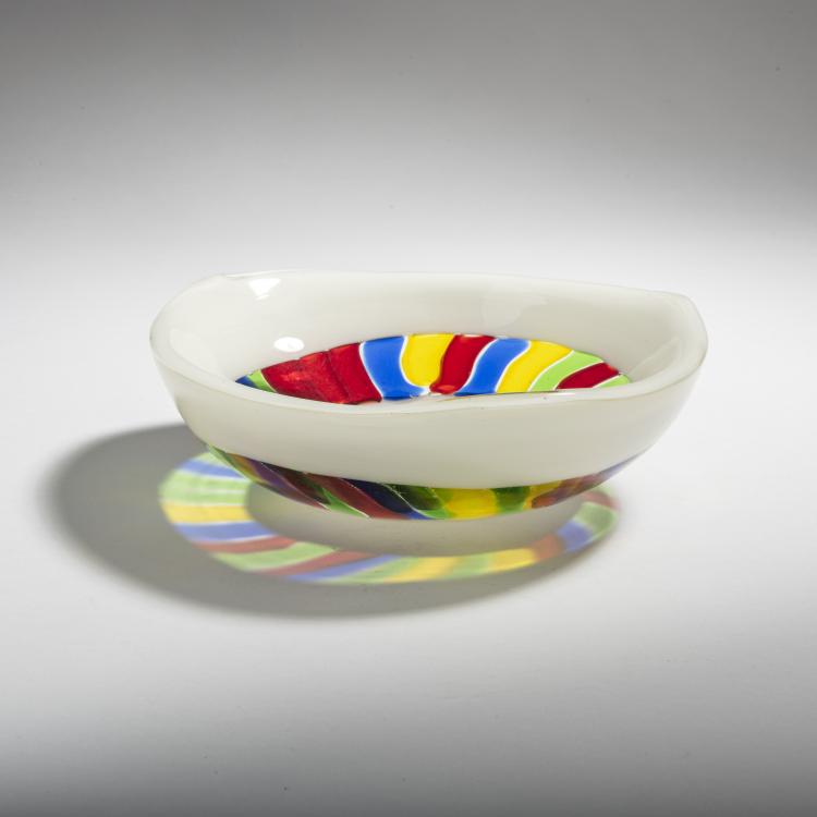 Hauptbild zu Objekt, Schale 'A canne', um 1955, Anzolo Fuga, A.Ve.M., Murano, 152C 748