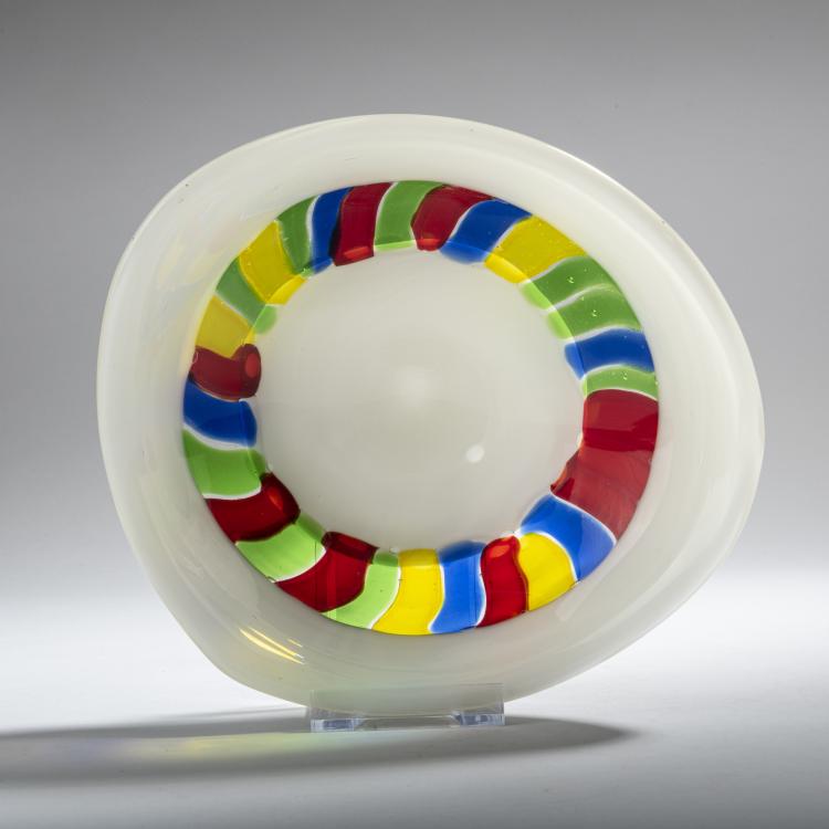 Bild 2 zu Objekt, Schale 'A canne', um 1955, Anzolo Fuga, A.Ve.M., Murano, 152C 748