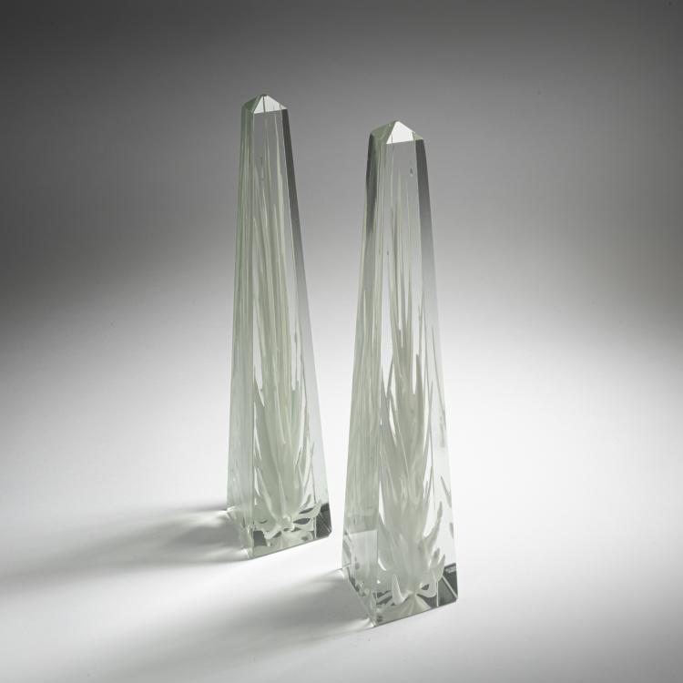 Bild 2 zu Objekt, Zwei Obeliske 'Fiamma', 1948/49, Paolo Venini, Venini & C., Murano, 152C 635
