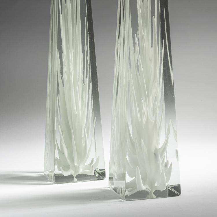 Bild 3 zu Objekt, Zwei Obeliske 'Fiamma', 1948/49, Paolo Venini, Venini & C., Murano, 152C 635