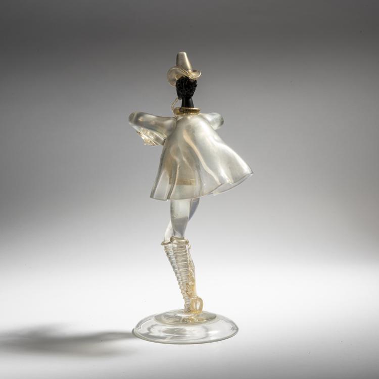 Bild 3 zu Objekt, Bagpiper, c. 1946, Flavio Poli, Seguso Vetri d'Arte, Murano, 152C 771