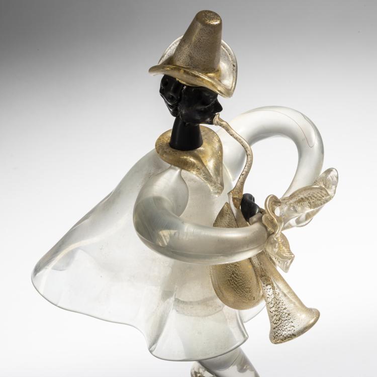 Bild 4 zu Objekt, Bagpiper, c. 1946, Flavio Poli, Seguso Vetri d'Arte, Murano, 152C 771