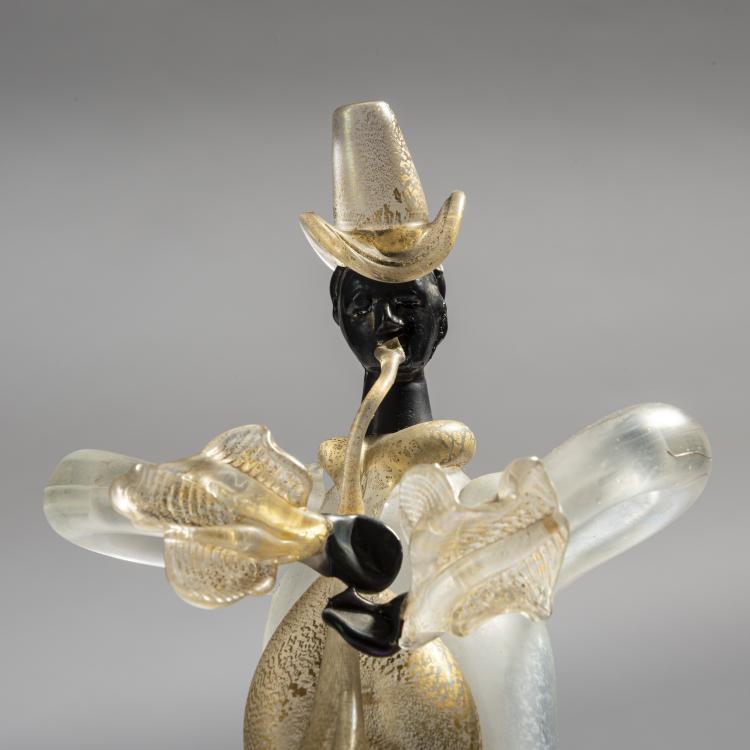 Bild 5 zu Objekt, Bagpiper, c. 1946, Flavio Poli, Seguso Vetri d'Arte, Murano, 152C 771