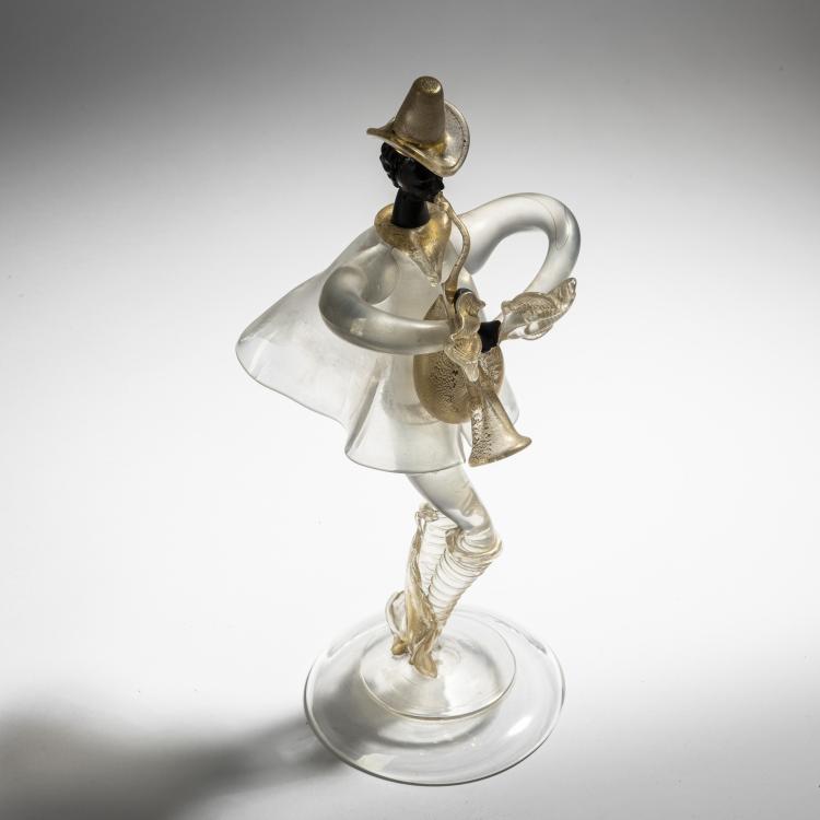 Bild 6 zu Objekt, Bagpiper, c. 1946, Flavio Poli, Seguso Vetri d'Arte, Murano, 152C 771