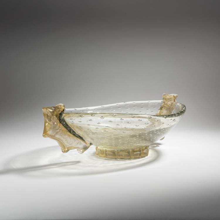 Bild 1 zu Objekt, 'A bolle' bowl, c. 1939, Flavio Poli, Seguso Vetri d'Arte, Murano, 152C 768
