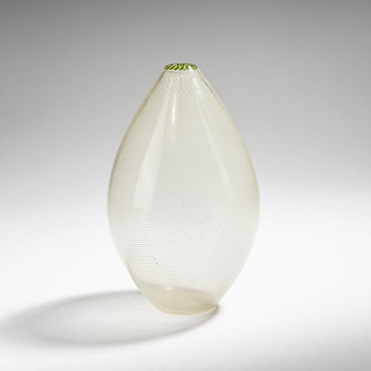 Hauptbild zu Objekt, 'Mezza filigrana' vase, c. 1947, Flavio Poli, Seguso Vetri d'Arte, Murano, 152C 772