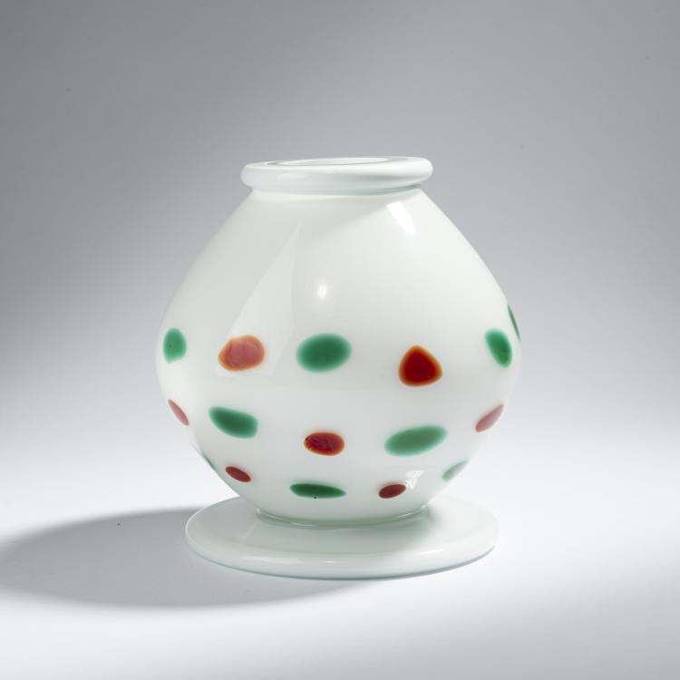 Hauptbild zu Objekt, 'Orsete' vase, 1974, Ettore Sottsass, Vetreria Vistosi, Murano, 152A 100