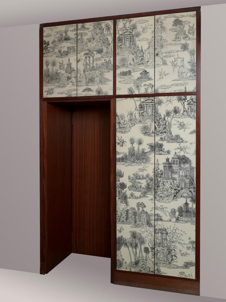 Hauptbild zu Objekt, Unikat Einbau-Kleiderschrank 'Gran Coromandel', 1950er Jahre, Piero Fornasetti, Fornasetti, Mailand, 152A 205