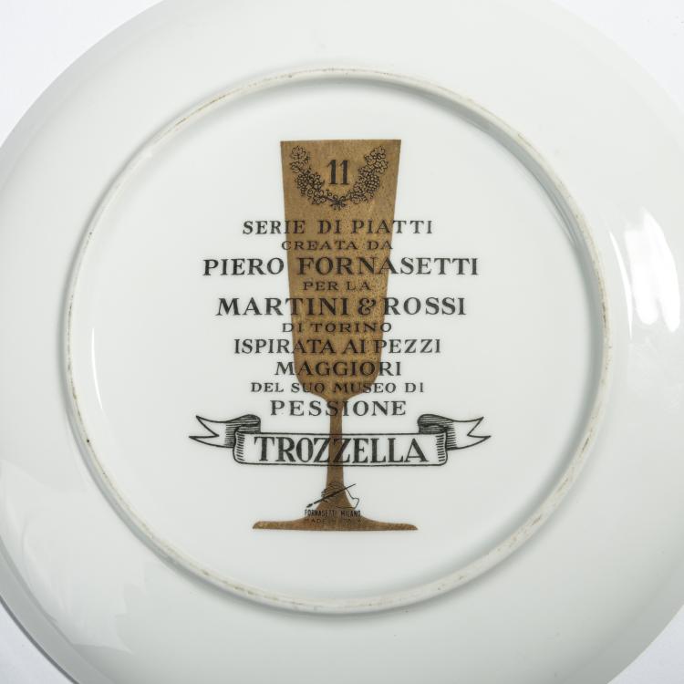 Bild 2 zu Objekt, Set of twelve plates for Martini & Rossi, 1960/70s, Piero Fornasetti, Fornasetti, Mailand, 152A 215
