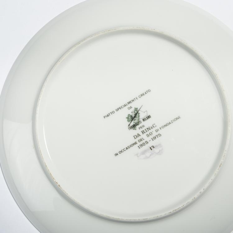 Bild 1 zu Objekt, Plate for Rin & Co., 1975, Piero Fornasetti, Fornasetti, Mailand, 152A 229