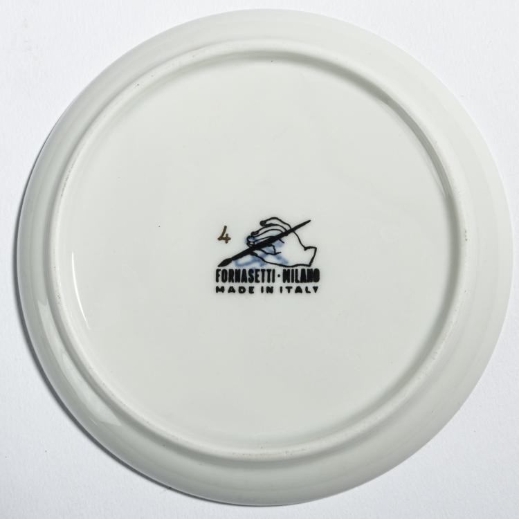 Bild 2 zu Objekt, Set of six coasters 'Banca Unione', 1970s, Piero Fornasetti, Fornasetti, Mailand, 152A 228
