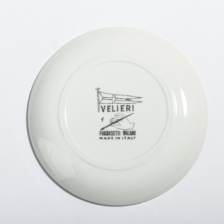 Bild 1 zu Objekt, Set of four coaster 'Velieri', 1960s, Piero Fornasetti, Fornasetti, Mailand, 152A 216